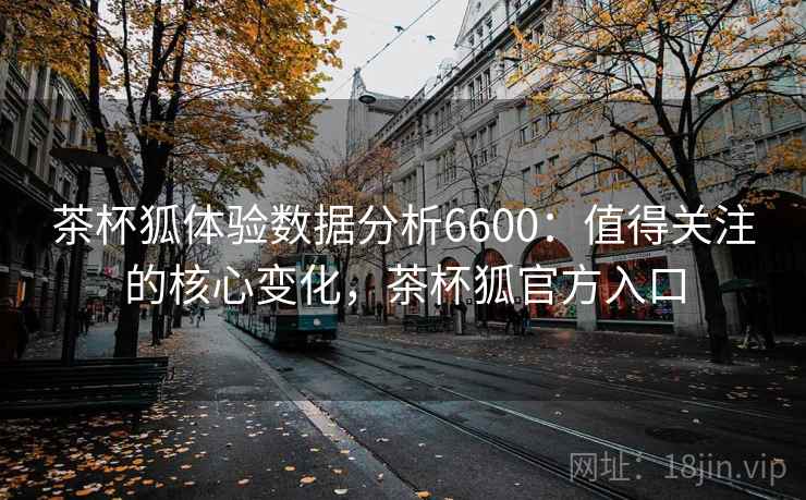 茶杯狐体验数据分析6600：值得关注的核心变化，茶杯狐官方入口