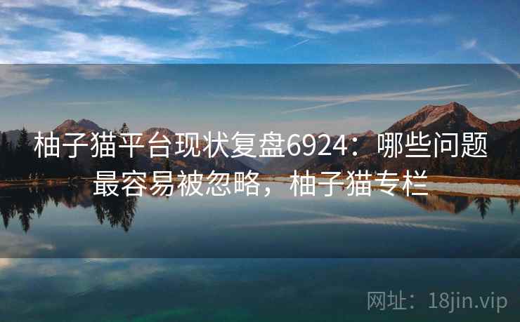 柚子猫平台现状复盘6924：哪些问题最容易被忽略，柚子猫专栏